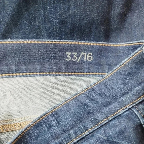 JCP Women's Super Soft Premium Denim Curvy Bootcut Jeans Blue Size 33/16 - Picture 7 of 8